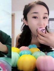 r姐吃冰瓜,r姐畅享冰瓜清凉时光